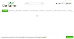 Desktop Screenshot of die-palme.de