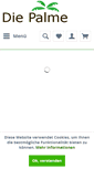 Mobile Screenshot of die-palme.de