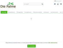 Tablet Screenshot of die-palme.de